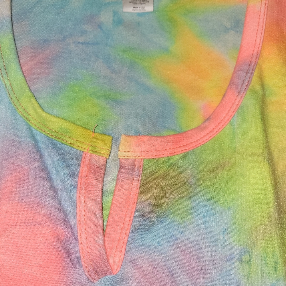 Tye-dyed Rilouched Dress - Picture 3 of 3